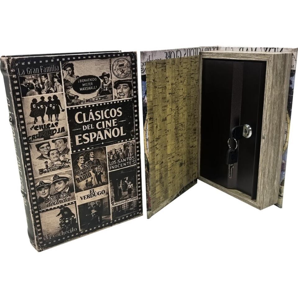HUCHA CAJA FUERTE LIBRO CLASICOS DE CINE