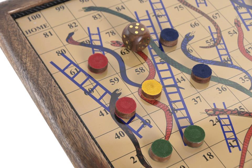JUEGO LA ESCALERA Y SERPIENTE 27X27 CM MAGNETICO