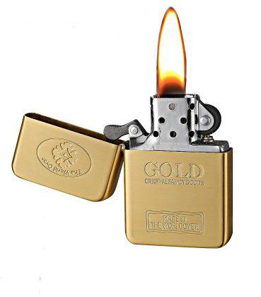 MECHERO GASOLINA LINGOTE DE ORO