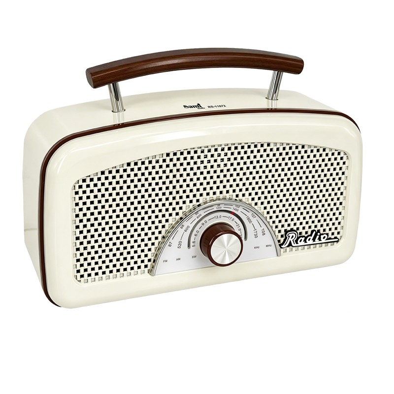 RADIO SAMI VINTAGE BEIG ASA RIGIDA MARRON