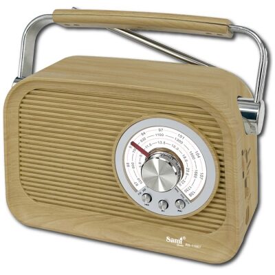 RADIO SAMI VINTAGE MADERA CLARA 3 BANDAS