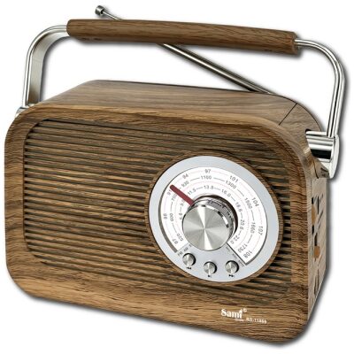 RADIO SAMI VINTAGE MADERA OSCURA 3 BANDAS