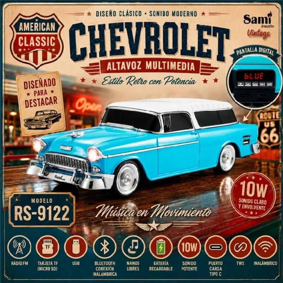 RADIO ALTAVOZ CHEVROLET AZUL