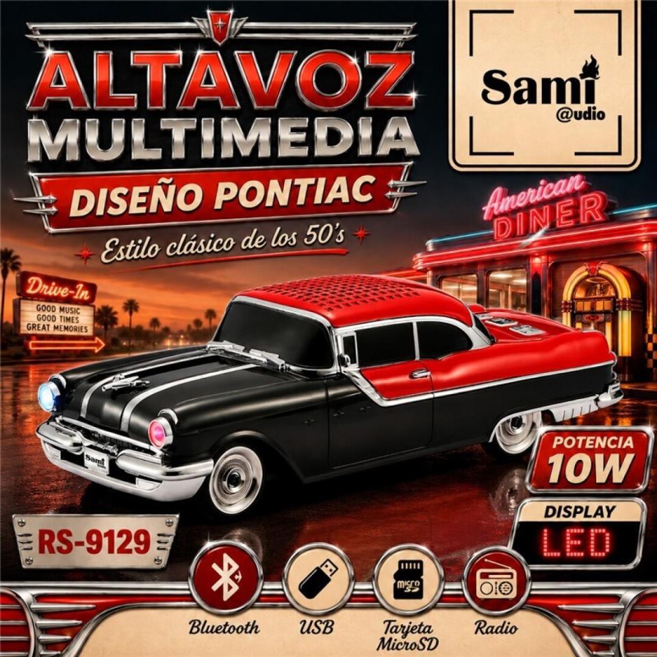 RADIO ALTAVOZ PONTIAC NEGRO