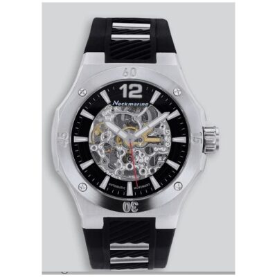 RELOJ NECKMARINE AUTO  CAUCHO NEGRO MAQUINARIA VIS