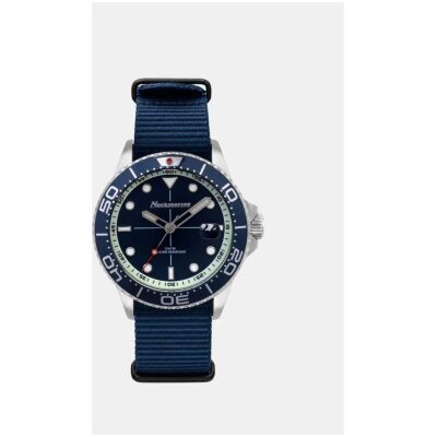 RELOJ NECKMARINE CORREA TEXTIL AZUL