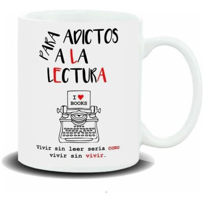 TAZA ADICTO A LA LECTURA