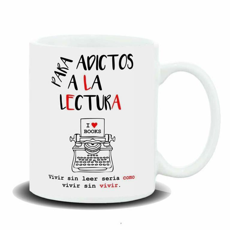 TAZA ADICTO A LA LECTURA